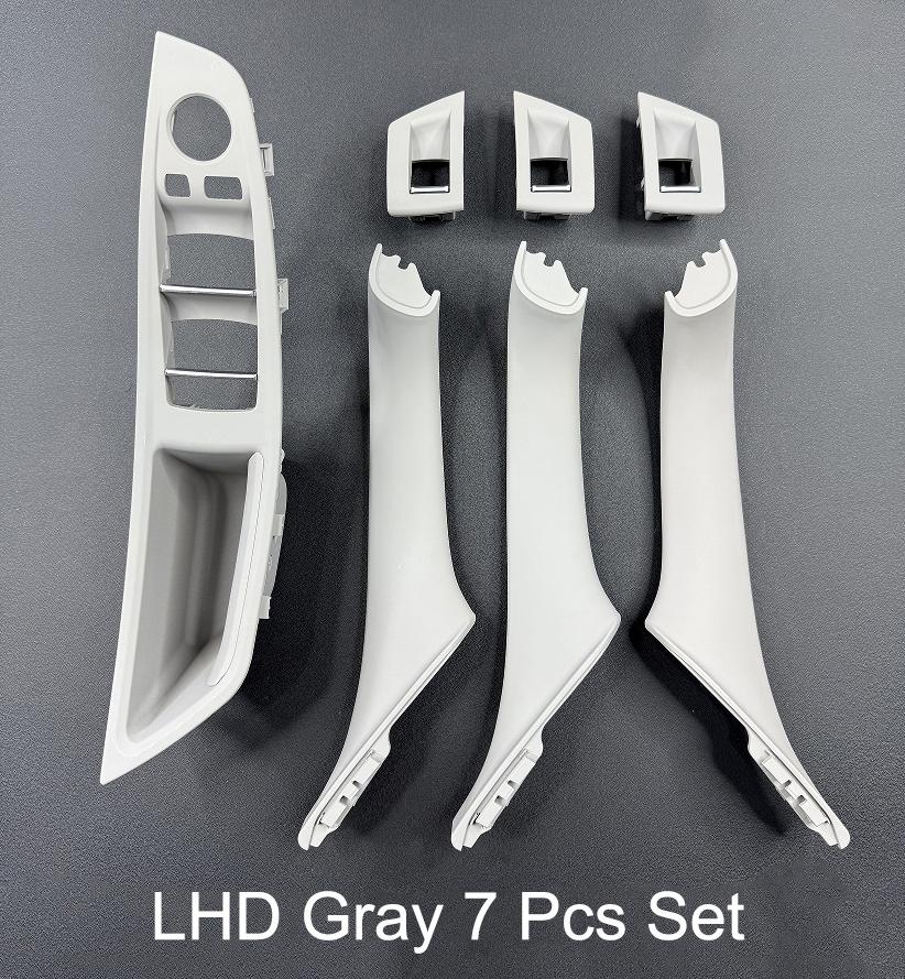 Kohlefaser Innen Griff für F10 F11 F18 BMW 5er Serie Armlehne Zug Zierleiste Abdeckung 7 Teile Set 51417225875 51417261933 51417225879