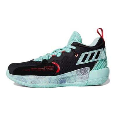 Dame 7 EXTPLY Schwarz Transparent Mint Herren Sneaker Core-Black Vivid-Red H68607