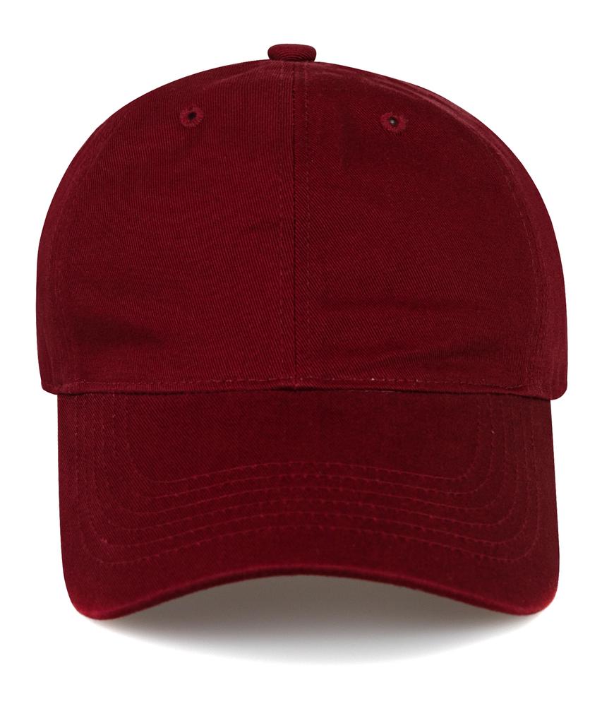 Chaebteo Casual Washing Ball Cap - Burgundy