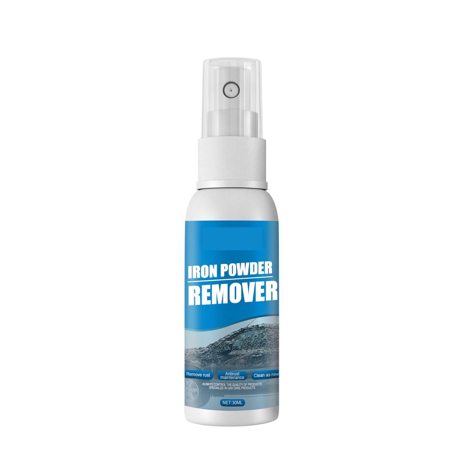 Automotive Rust Remover Spray 100ml Iron Powder Remover for Car Chassis Rust Treatment and Metal Surface Cleaning with Spray Nozzle One Size