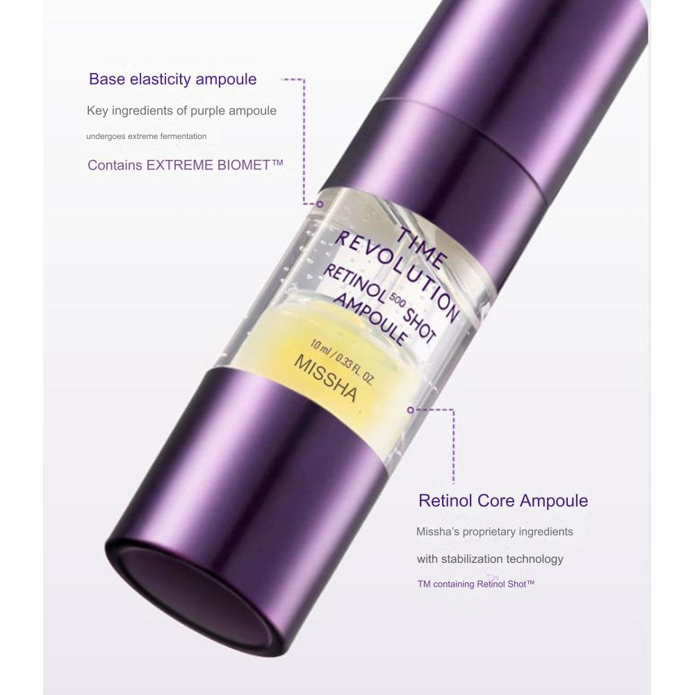 MISSHA Time Revolution Retinol 500 Shot Ampoule 10ml