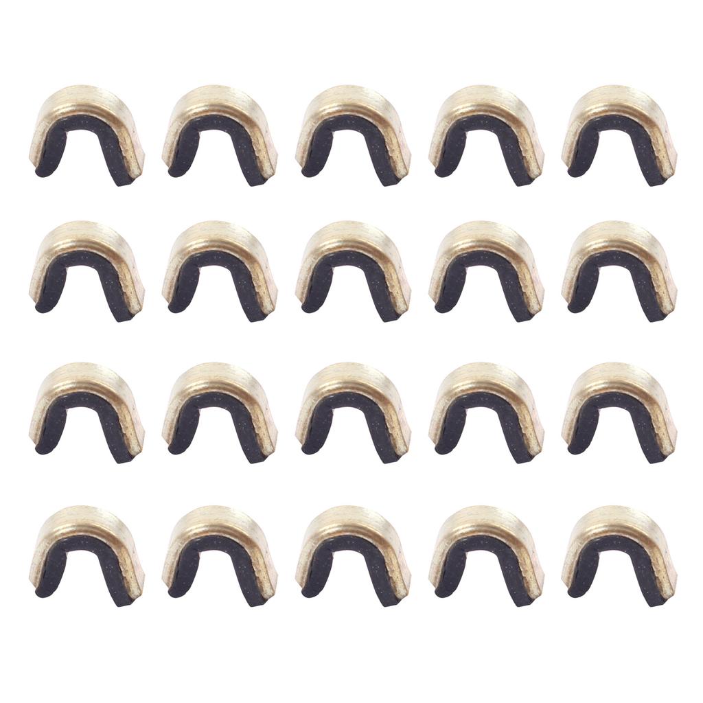 20Pcs Archerys Arrow Bows Strings Buckle Clip Brass Nocking Points Bows Cord Nockpoint Bows String Position Nocking Clip