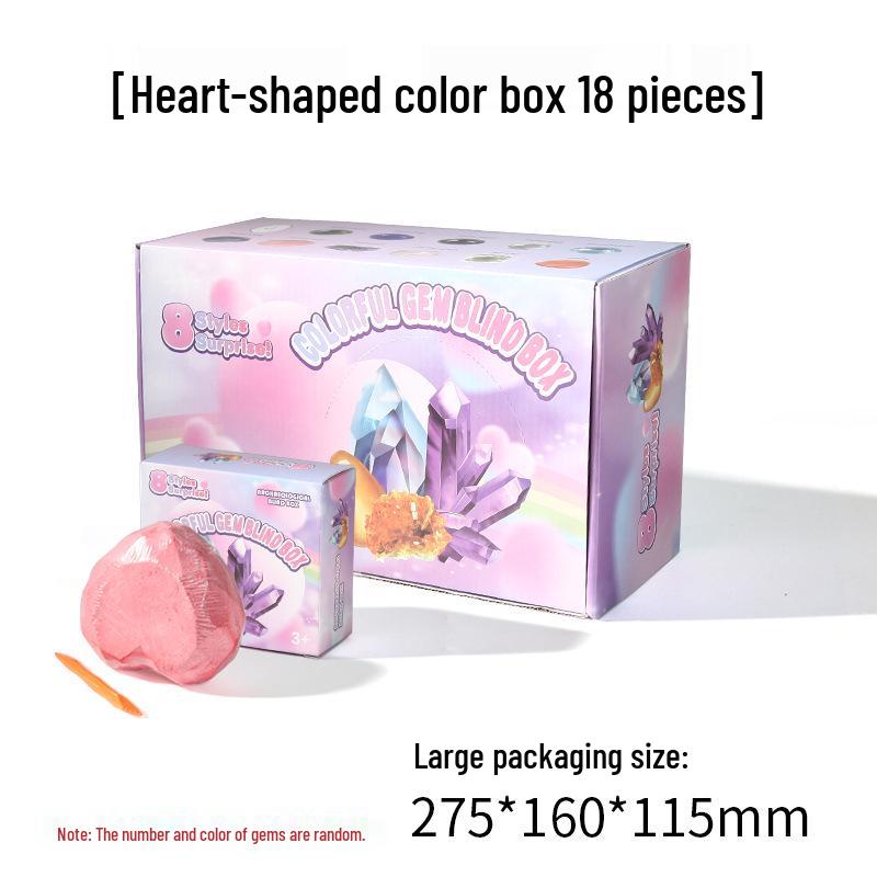 Terracotta Warriors Excavation Kit for Kids - Archaeological Blind Box Toy with Handmade Gems and Treasure Puzzle