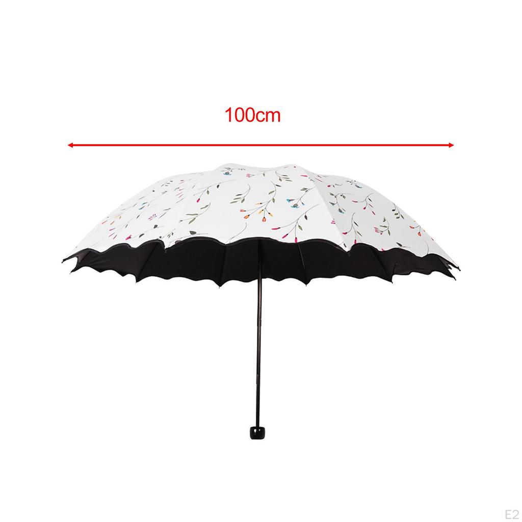 Foldable Umbrella Travel for Men Women Rainproof Rain Sun Purse