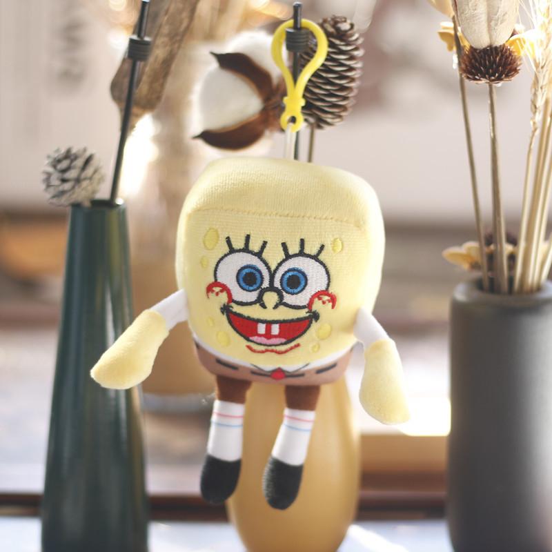 Adorable Spongebob Keychain Plush Toy Cute Patrick Bag Charm For Kids And Adults