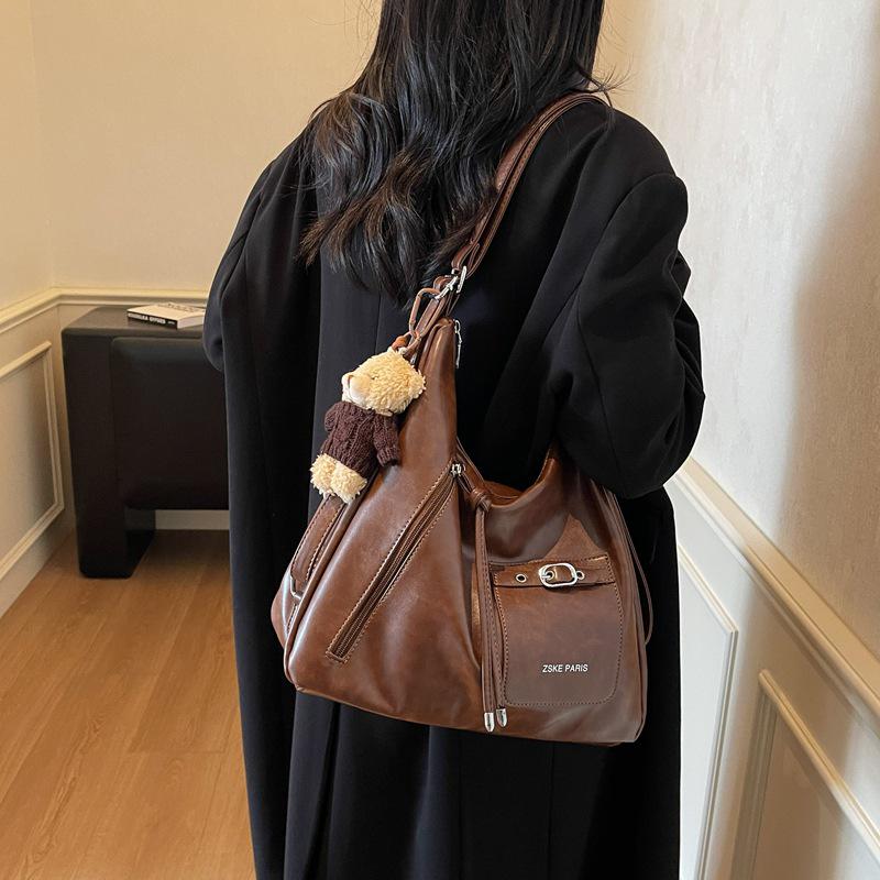 Women's Large Capacity Versatile Tote & Shoulder Bag for Casual Outdoor Commuting