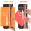 A4 Paper Cutter 12 Inch Titanium Paper Trimmer Scrapbooking Tool with Automatic Security Safeguard and Side Ruler for Craft Paper, Coupon, Label