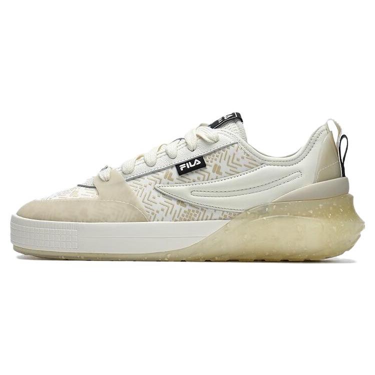 

New FILA MIXA Dragon Scales Low Top Skateboard Shoes Men s White Yellow F12M313201FSP 43