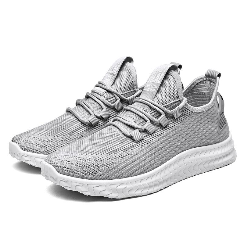New Men's Fashion Sneakers Mesh Breathable Student Running Shoes Non-slip Outdoor Sports Shoes