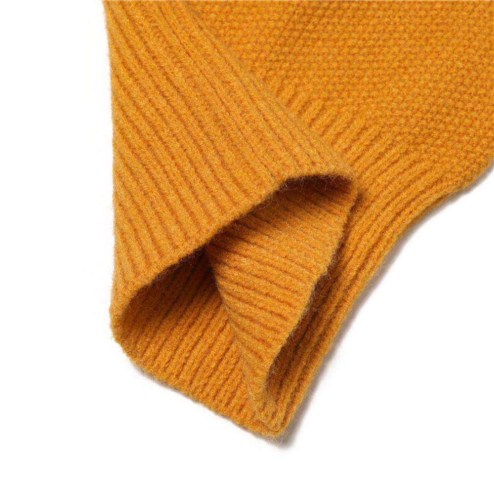 Woolen Balaclava Hat Windproof Neck Collar Beanies Cap Fashion Knitted Hooded Cap  Outdoor