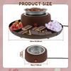 Electric Smores Maker Tabletop Indoor with 4 Detachable Trays and 4 Forks Flameless Electric Marshmallow Roaster for Movie Night