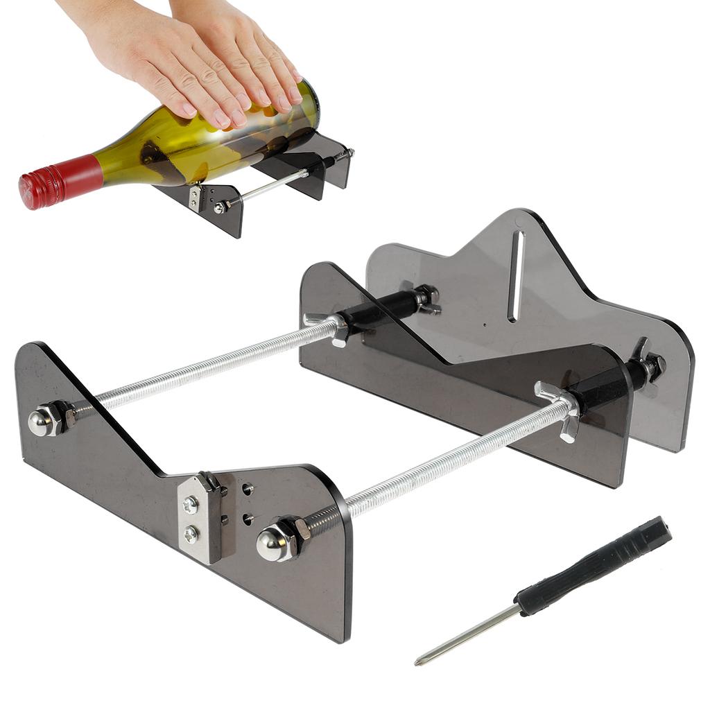 Universal Adjustable DIY Glass Bottle Cutter Sizes Metal Glassbottle Cut Machine Wine Bottles Crafting Decorations Cutting Tool