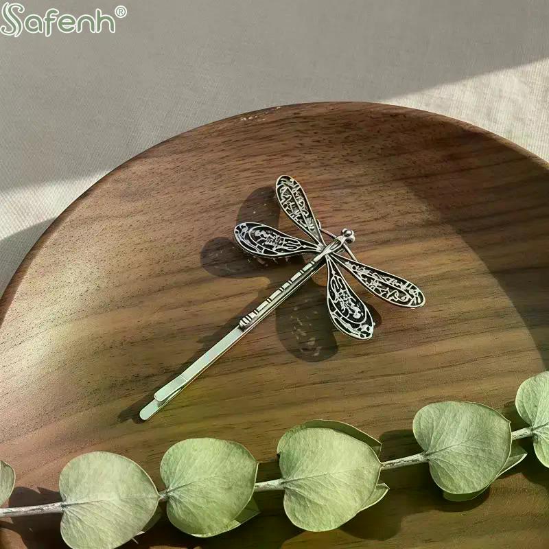 Vintage Inspired Dragonfly Hair Clips for Women Girls Stylish Hair Barrettes Headwear for Weddings and Festivals