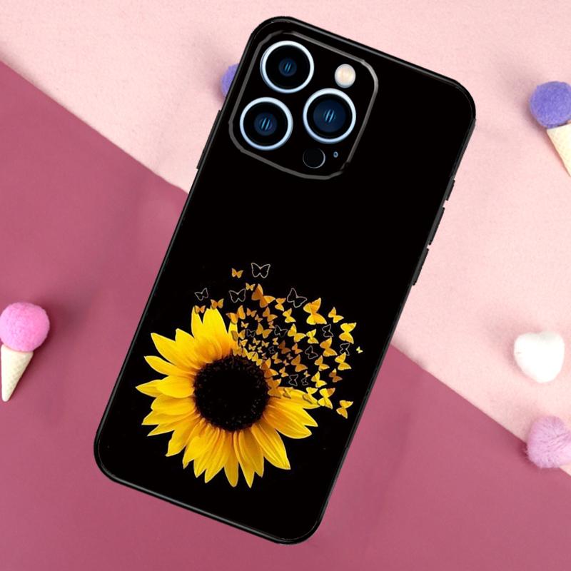 Piękne Żółte Słoneczniki Etui na Telefon Dla iPhone 17 Pro Max 17 Air 16E 13 12 Mini 14 15 Plus 11 16 Pro Max Tylna Pokrywa