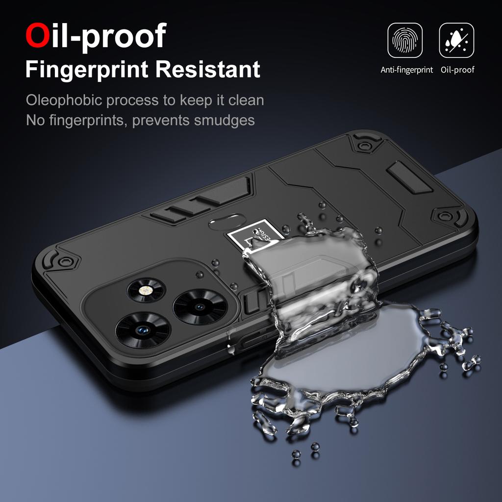 2 In 1 Armor Shockproof Phone Case For INFINIX Hot 30 Play 30i 20i 20s 11s NFC Soft TPU Frame Hard Plastic Protective Back Cover