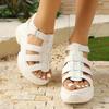 Fashion Women Sandals Summer Hollow Out Summer Trend Comfortable Thick Sole Shoes for Women 2025 New Wedges Heels Platform Sandals Women