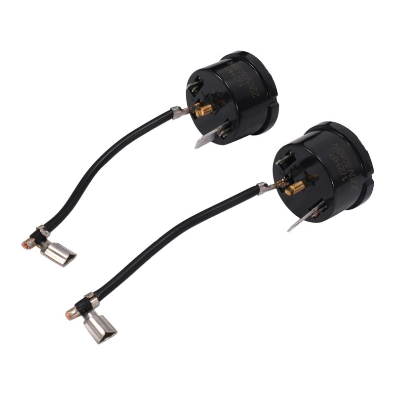 6Pcs 1/2HP 375W Refrigerator Thermal Overload Protector Compressor Replacement Part For Mini Refrigerator, Wine Center