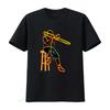 Trombone Player T Shirt for Men Psychedelic Art Print Cool Musician Design Comfortable Cotton Vintage Washed Slightly Unisex