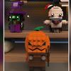DIY 4in1 Halloween Magic FIGURE Pumpkin Mummys Ghosts Vampires Bats Decoration Building Blocks Kit Girl Boys Bricks Model Toy
