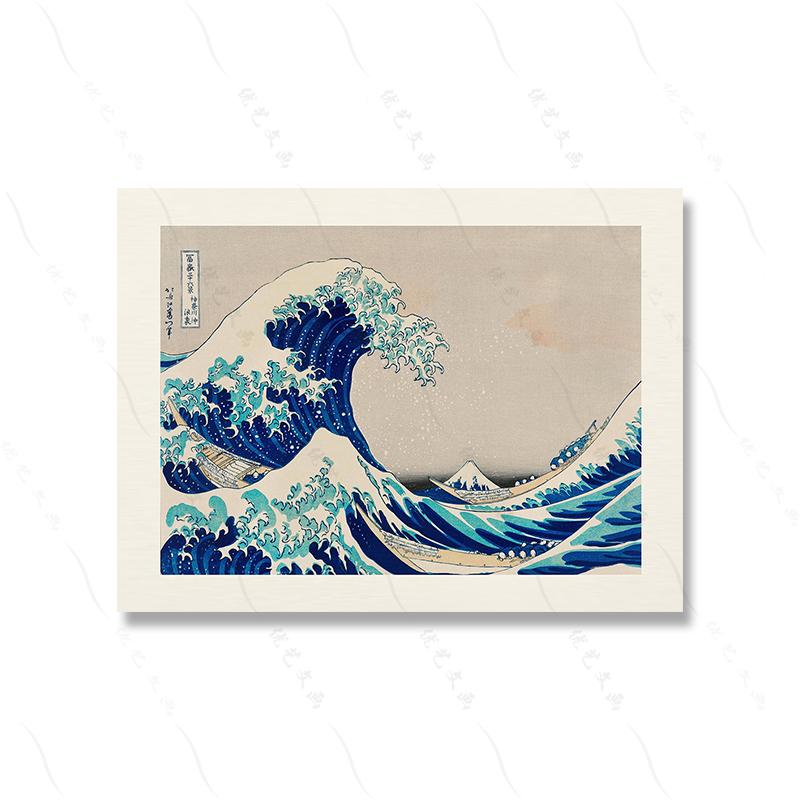 Japanese Gallery Wall Art Poster Set Print Woodblock Retro Katsushika Poster Kanagawa Great Wave Canvas Painting Room Home Decor