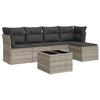 VidaXL Garden Lounge Set with Cushions 6 Pcs, Sofas with Adjustable Feet, Outdoor Furniture Set Patio Terrace, 3249411