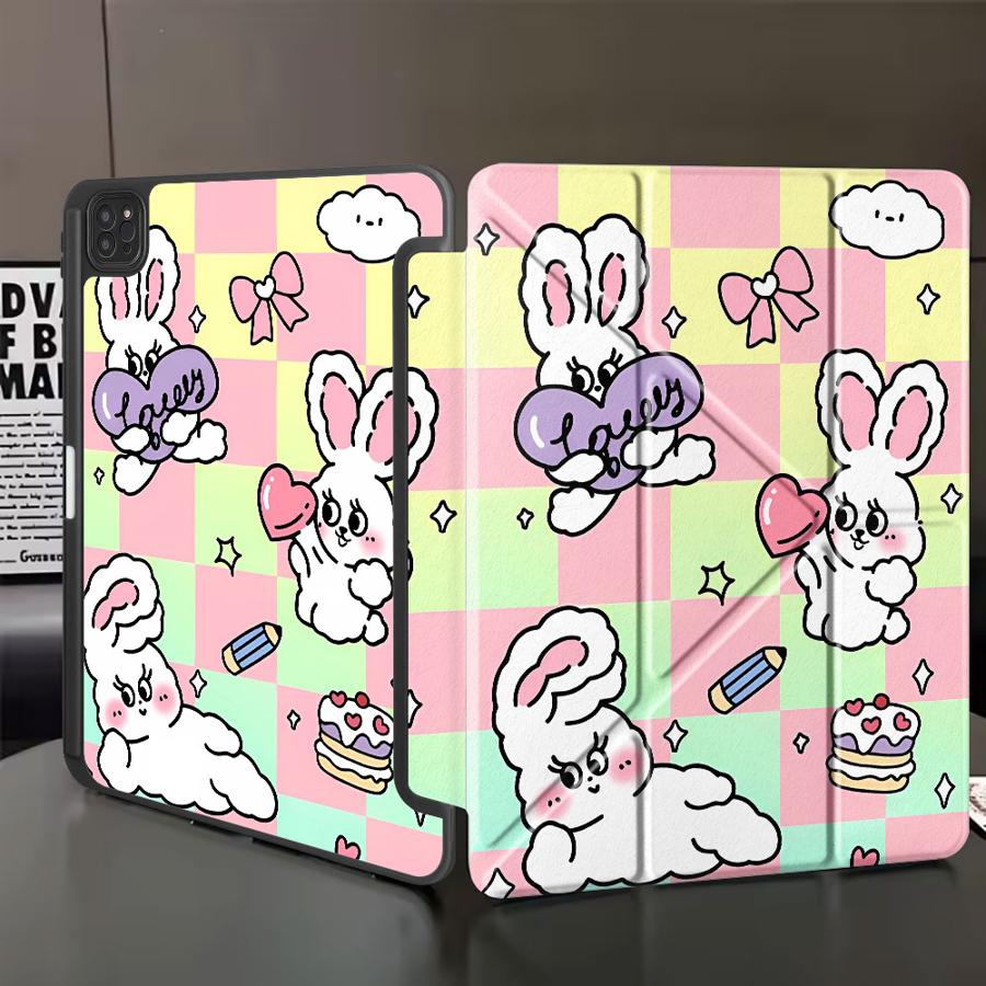 Holder Cover Tablet Case For iPad Pro 11th 10th 9th 8th 7th 12.9inch Mini 6 7 Pro 2025 Air 4 5 M3 M2 1 2 M4 11inch Kind-hearted