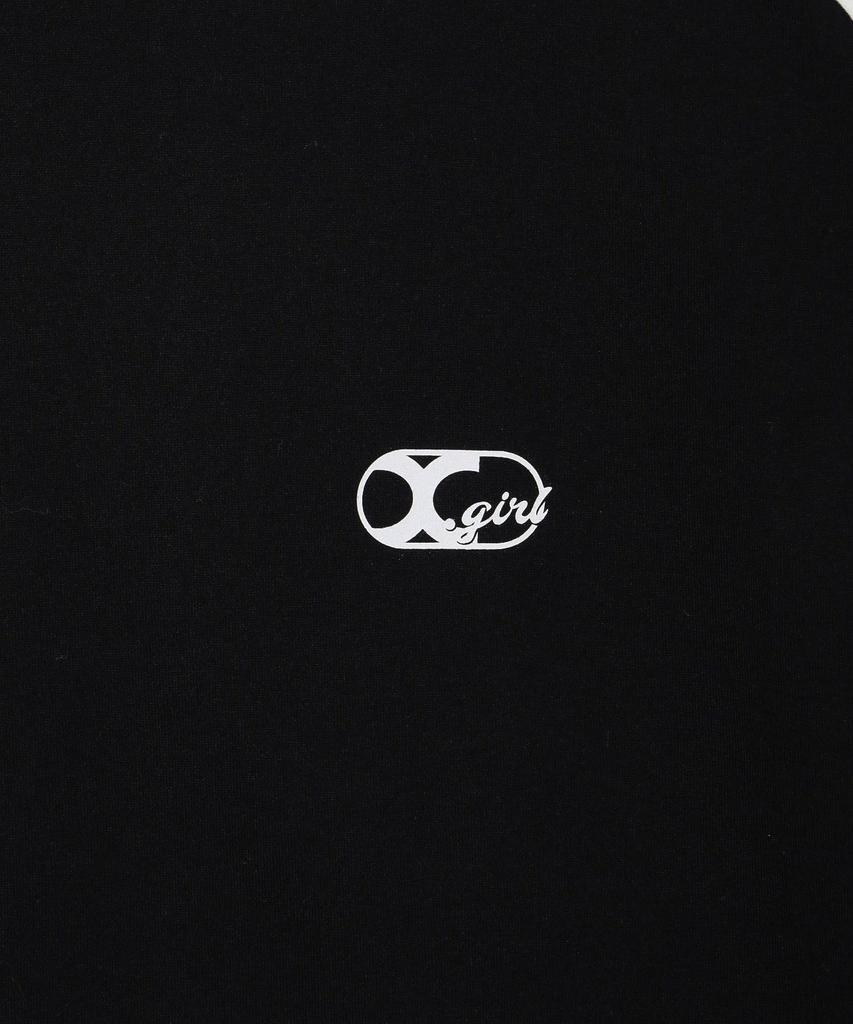 X-girl Women's College Logo B/B Tee Dress, Black