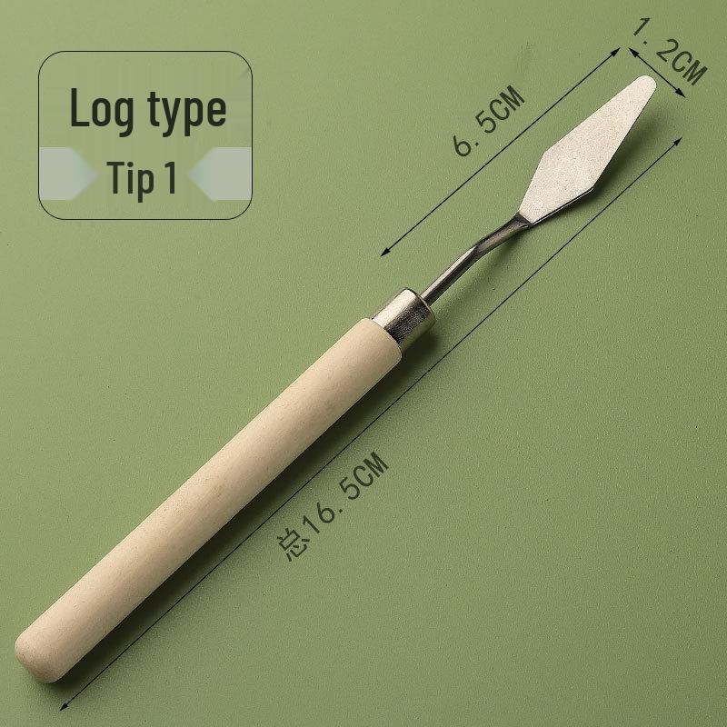 Oil Pastel Art Scraper Set: Stainless Steel One-Piece Tool for Pastel Art