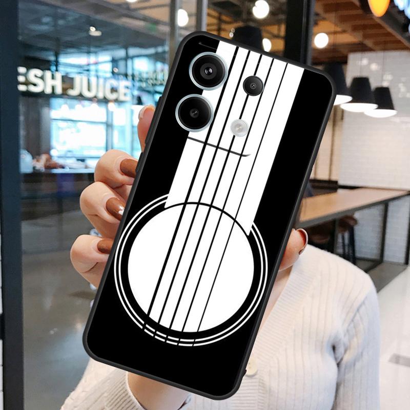 Gitarre Violine Fiedel Musiketui Für Xiaomi Redmi Note 13 Pro 10 11 12 14 15 Pro Plus Redmi 15C 14C 10C 12C 13C 15 Hülle