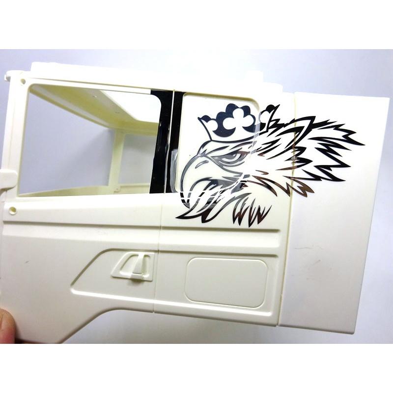Gripen Decorate Metal Stickers pro 1/14 Tamiya RC přívěs sklápěč SCANIA R730 R470 R620