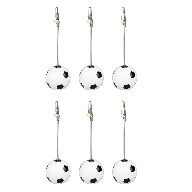 6Pcs Table Number Holders Resin Base Wedding Table Number Stands Picture Memos Note Photo Clip Holders for Weding Party