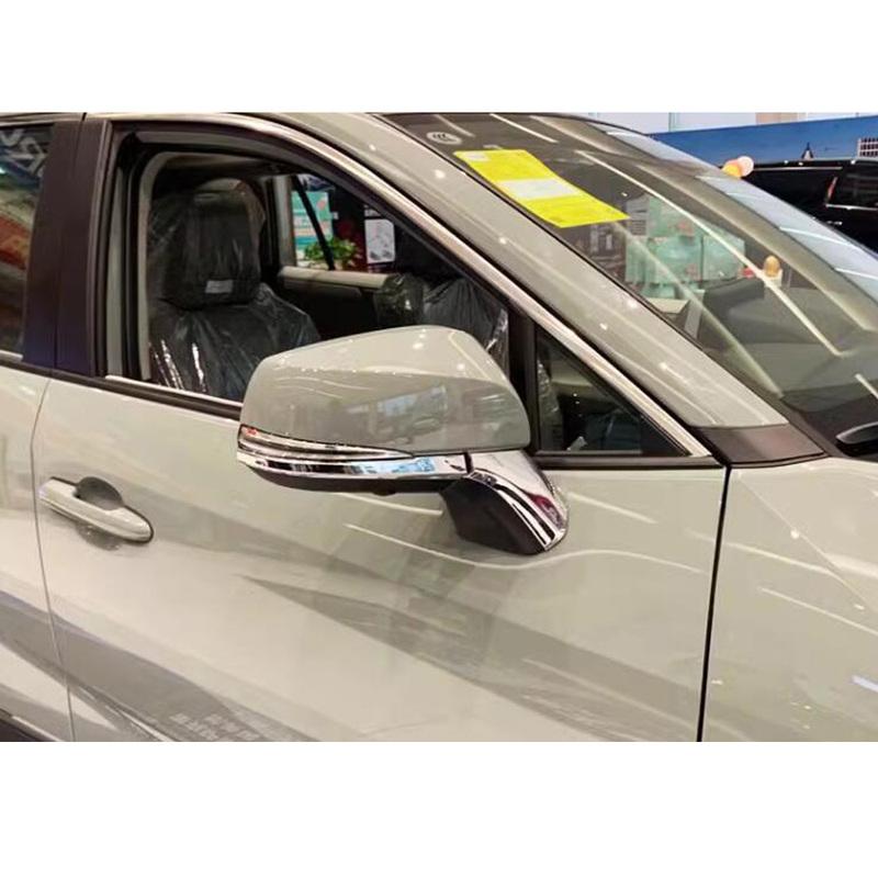 For Toyota Venza/Harrier    2024 ABS/Steel Frame Side Rearview Mirror Strip Cover Trim Sticker Eyebrow Accessories