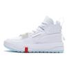 Li Ning Xing Chuan Classique Polyvalent Durable Léger Baskets Montantes Baskets Femme Blanc AGCR430-2