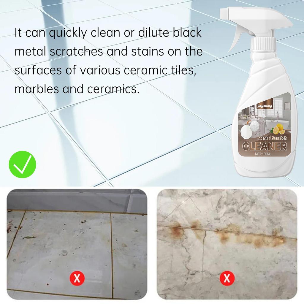 Jaysuing Scratch Cleaner - Household Kitchen, Bathroom Countertops, Floors, Wall Tiles Scratch Repair and Cleaning Brightening Agent 100g