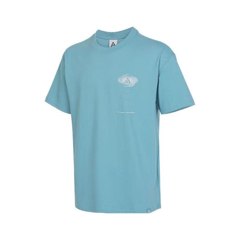 Nike ACG Dri-FIT Graphic T-Shirt Asia Sizing  Denim Turquoise  Men s FZ5276-464 XL