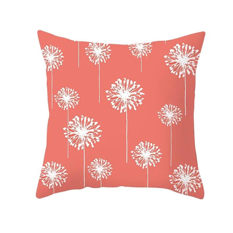 Living Coral Pillow Case   Peach Home Throw  Cover Cushion