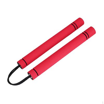 Training Foam Nunchucks Martial Art Sticks for Kids Adults Beginners Fitness Red