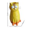 Cross-Border Creative Cat Flower Vase: Fun Eccentric Resin Ornament for Living Room Desktop.