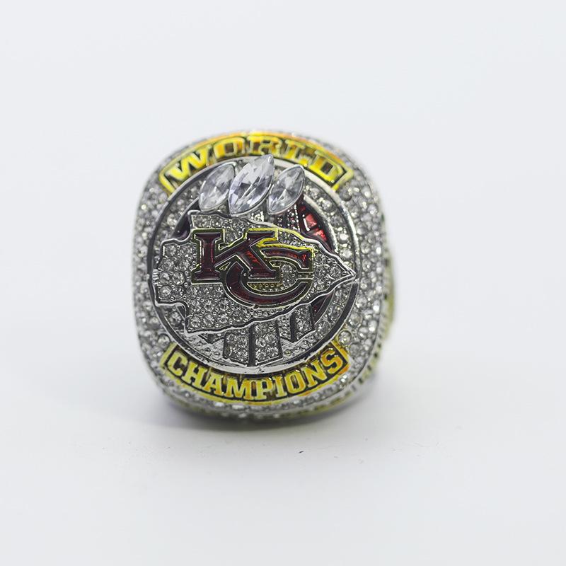 57th Super Bowl Championship Ring Kansas City Chiefs No. 15 Mahomes MVP 2022-2023 Size 10