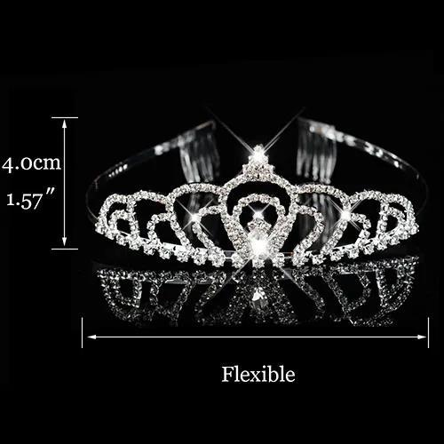 Classic Bride Rhinestone Crown Hair Accessories Headgear Studio Wedding Dress Accessories Direct Sales