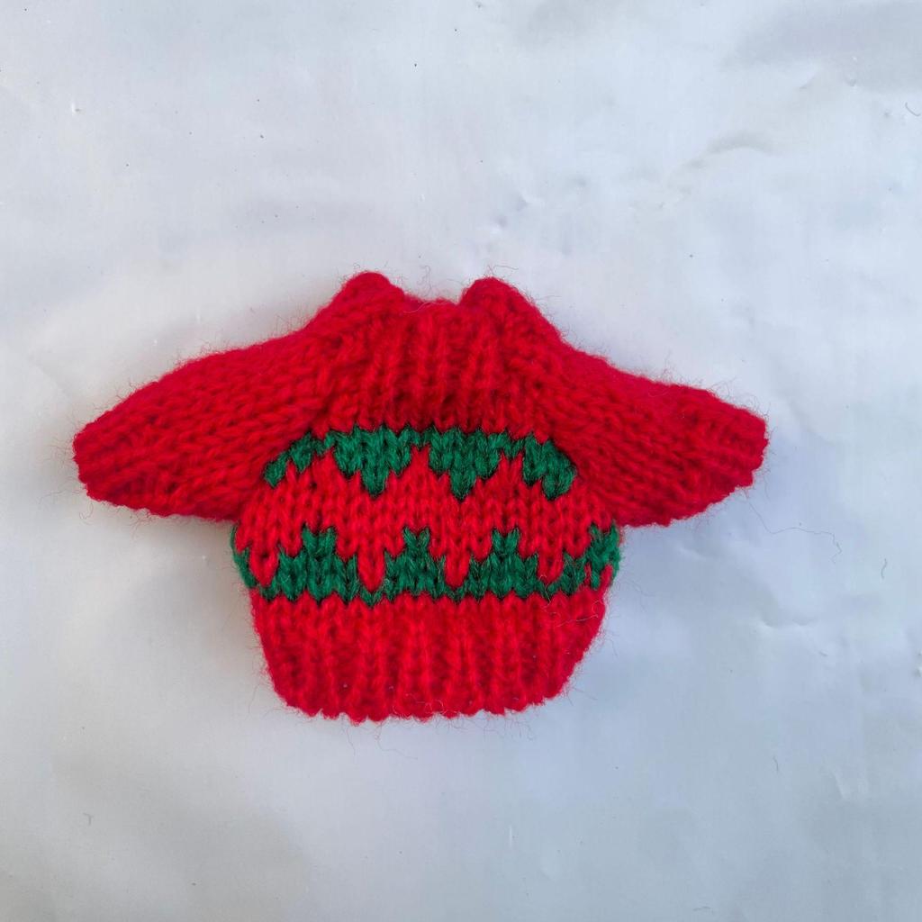 10cm Plush Doll Sweater Accessories for 13cm Palm Dog and Small Dolls