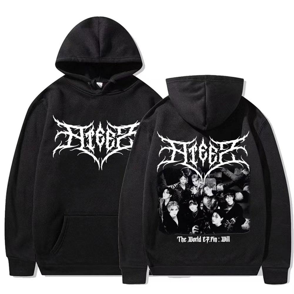 2025 Ateez World Tour Towards The Light: Will To Power Pullovers Men Women Korean Fashion Hip Hop Long Sleeve Sweatshirt Hoodies