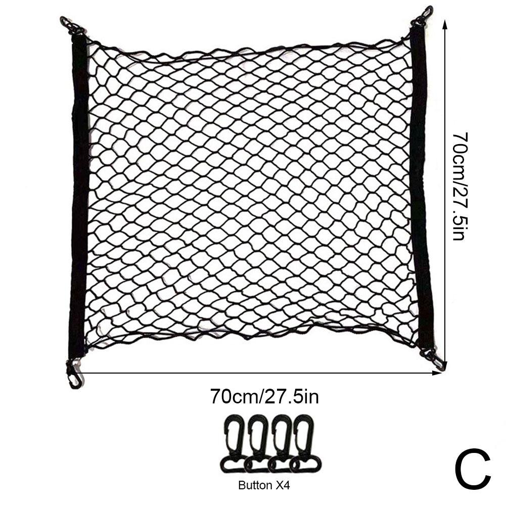 

General Motors Trunk Double Layer Storage Net Портативная нейлоновая эластичная багажная сетка Многофункциональная органайзерная и сетка для хранения