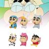 Crayon Shin 6pcs Chan Animals Costume Pvc Toy Model Desktop Decor Gift Christmas