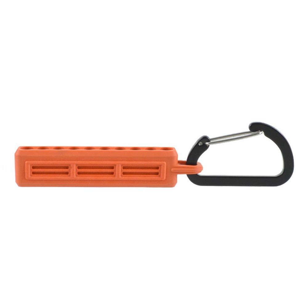 10 Holes Screwdriver Bit Storage Organizer Plastic Case Portable Bit Holder DIY Projects