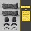 3Pairs Elastic Shoe Laces With Cord Lock Fasteners Anti Slip Stretchy Shoelaces Sneakers Lace For Men Women Teen Kid