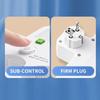 EU Wall Plug 1 to Multiple Sockets Multitap – USB & Type-C Ports, No Cord, 2500W Max