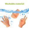 1Set Cat Interactive Funny Gesture Toys Mini Multi-Style Teasing Cat Finger Human Fake Hand Gloves Pet Toys Supplies