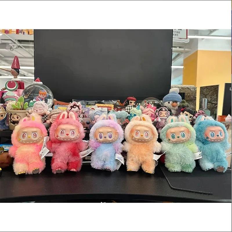 1:1 kvalitní kawaii monstrum labubu blinds box Series PVC labubu macaron přívěsek panenka monstrum klíčenka narozeninový svátek dětský dárek
