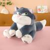 Cat Plush Toy With Bowtie Cartoon Stuffed Animal For Kids Birthday Gift